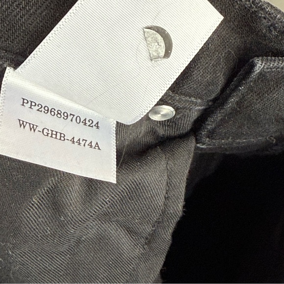 EVERLANE The Way High Jean Organic Cotton Black Size 27 High Rise 90s Minimalist - Picture 13 of 16